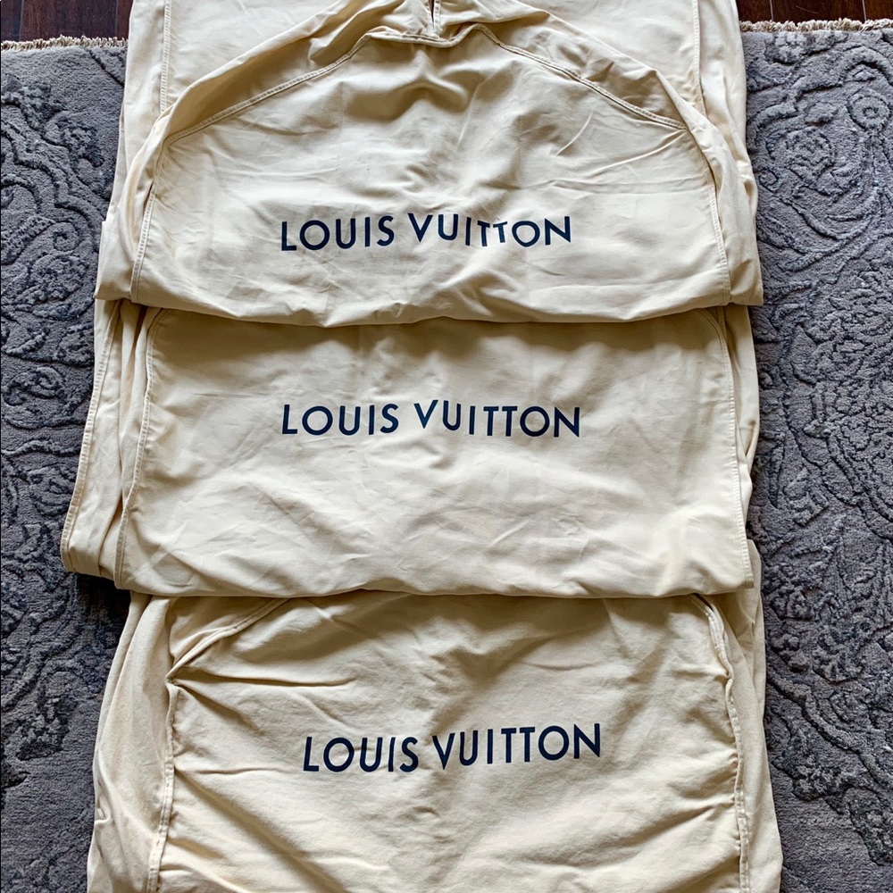 TWO Authentic Louis Vuitton garment bags.🤎